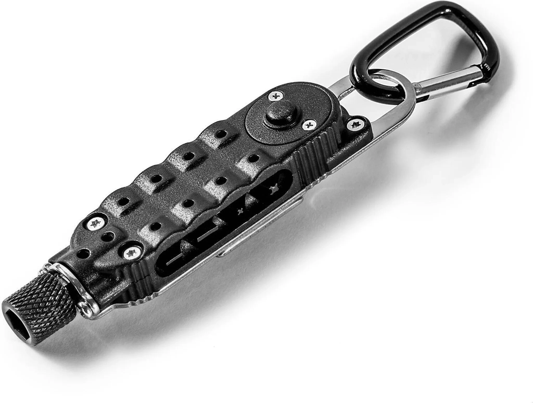 Gadget Master Multifunktionales Werkzeugset – mit LED-Lampe, Karabiner & Schraubendreherbits