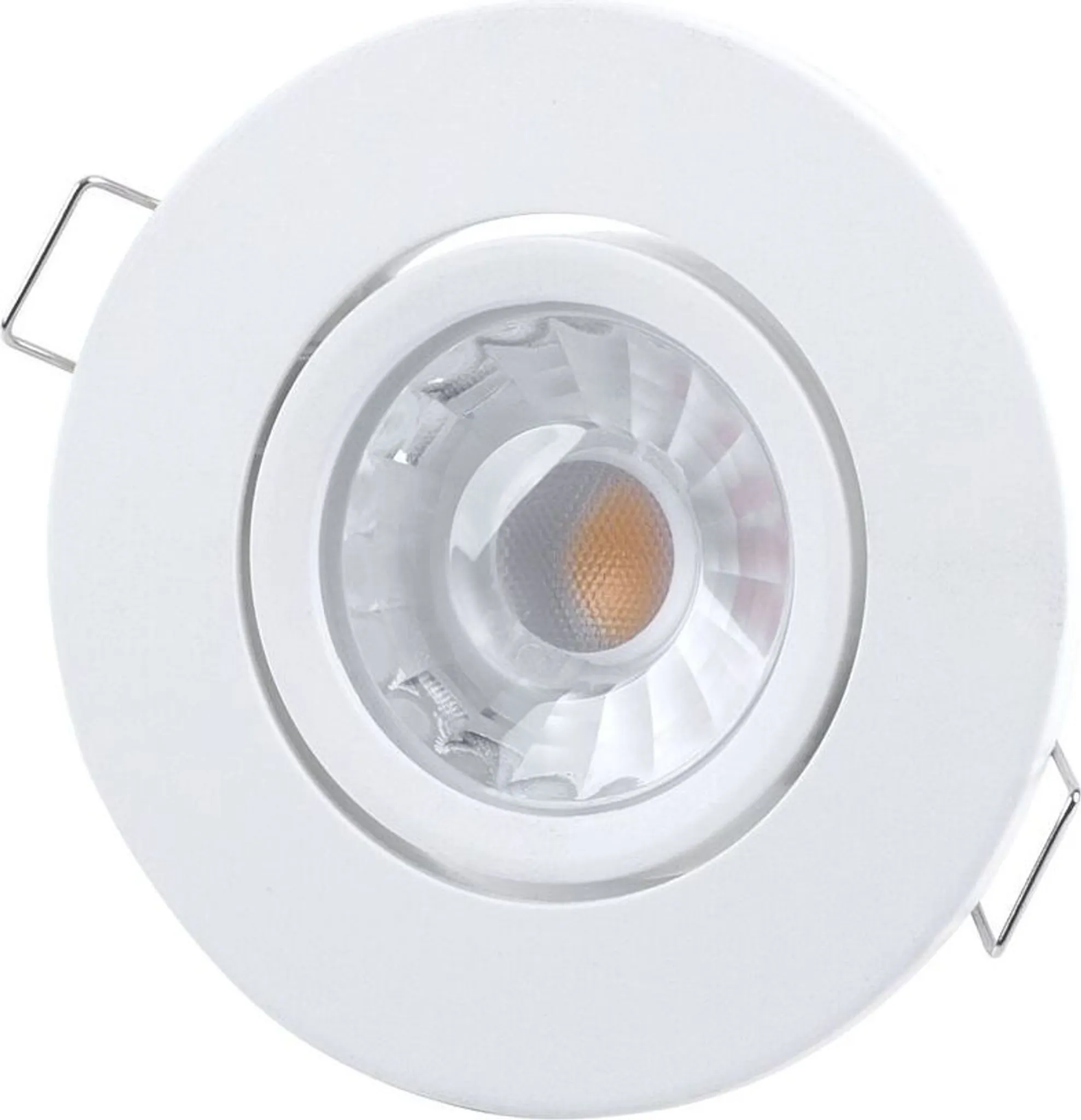 Malmbergs LED Einbauleuchte "Home" Weiß – schwenkbar & dimmbar, 4,5W, 320 lm, 2700K Warmweiß, Ø 85 mm Malmbergs LED Einbauleuchte "Home" Weiß – schwenkbar & dimmbar, 4,5W, 320 lm, 2700K Warmweiß, Ø 85 mm