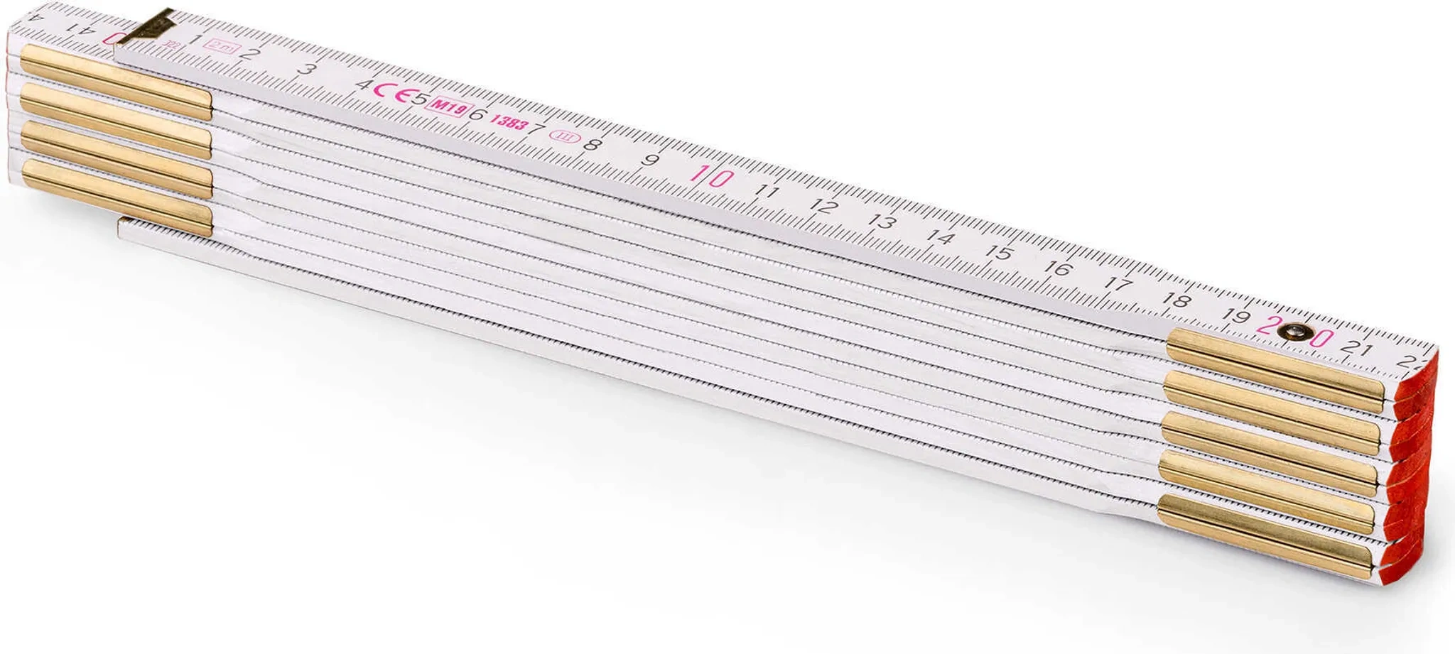 Gliedermaßstab 2 m – Buchenholz „Perfekt 10 FLm“, UV-geschützt, zweifarbige Skala Gliedermaßstab 2 m – Buchenholz „Perfekt 10 FLm“, UV-geschützt, zweifarbige Skala