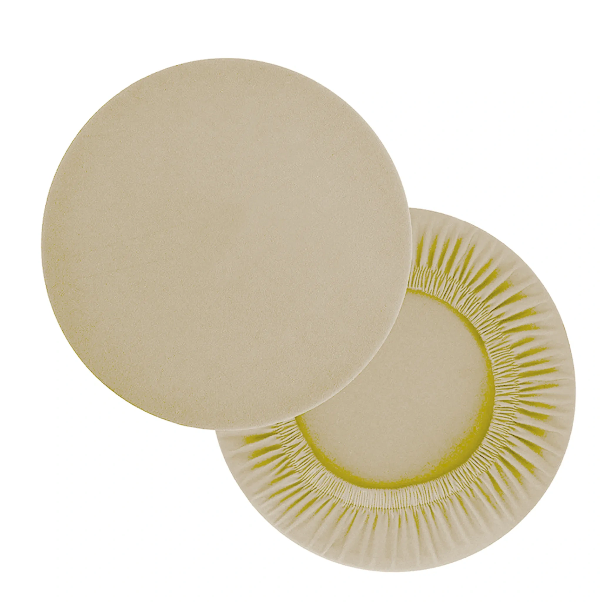 2er-Set Runde Hockerbezüge, Beige, 30–45 cm 2er-Set Runde Hockerbezüge, Beige, 30–45 cm