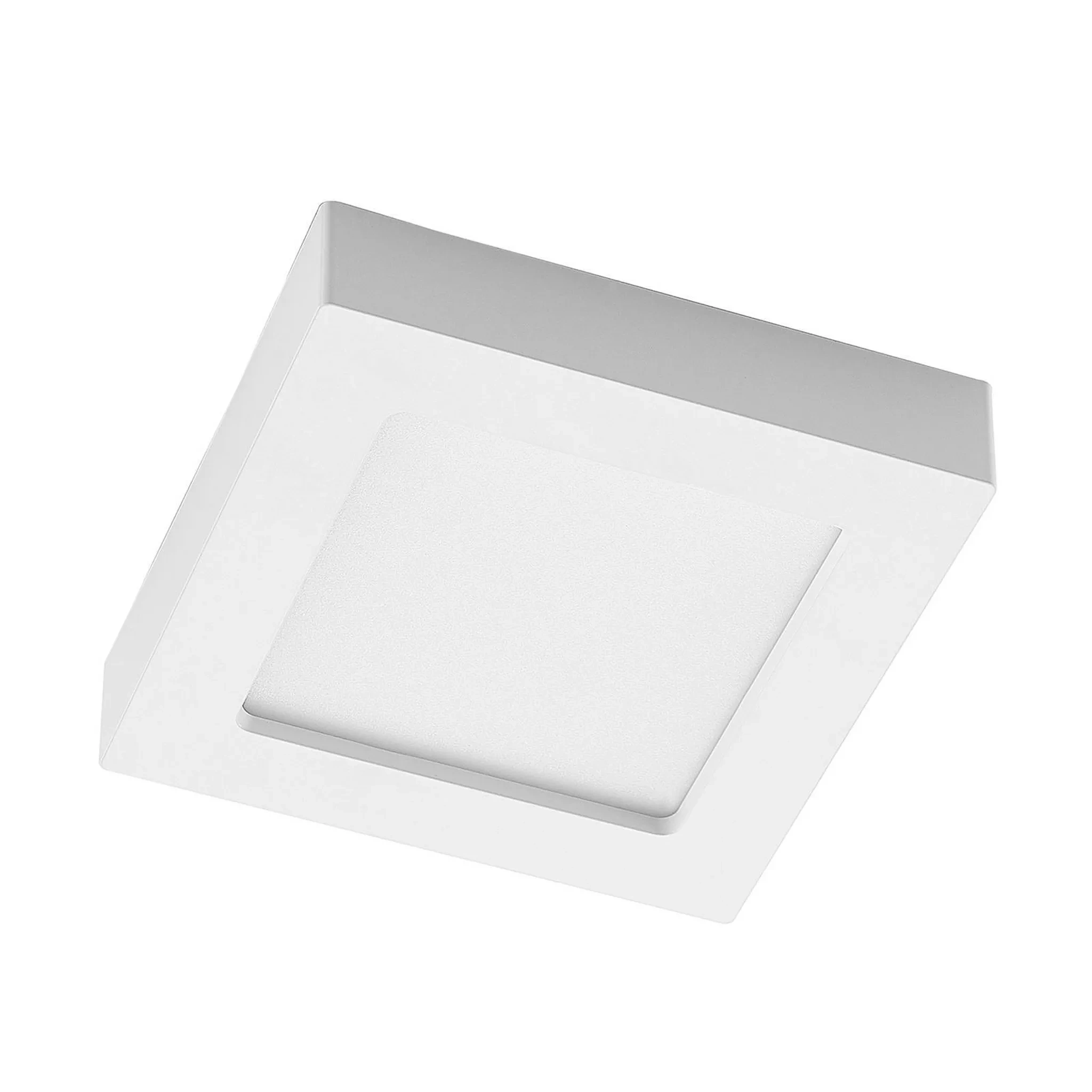 Prios LED-Deckenleuchte Alette – Weiß, 17,2 cm, dimmbar Prios LED-Deckenleuchte Alette – Weiß, 17,2 cm, dimmbar