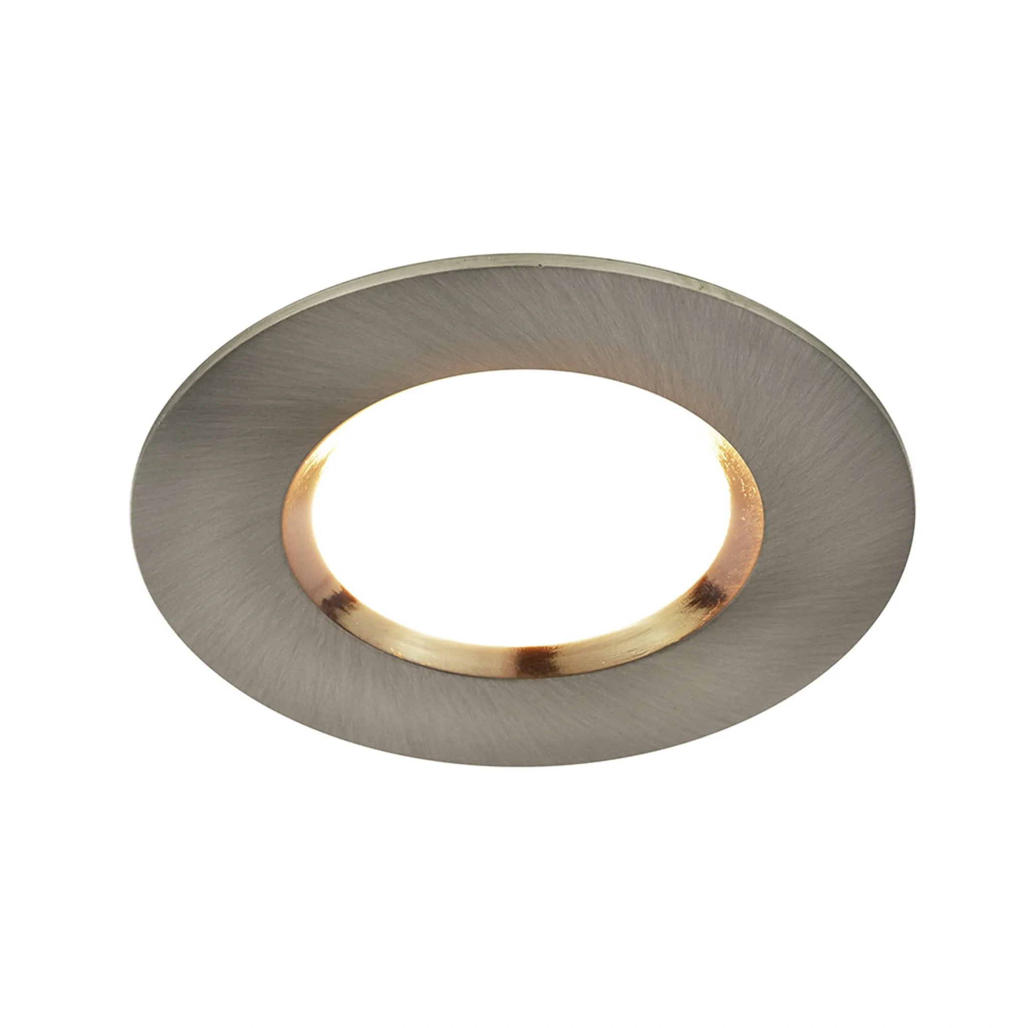 Nordlux LED Einbauleuchte "Siege" rund Ø 85 mm – 4,7W, 345 lm, 3000K Warmweiß, IP65, Nickel matt Nordlux LED Einbauleuchte "Siege" rund Ø 85 mm – 4,7W, 345 lm, 3000K Warmweiß, IP65, Nickel matt