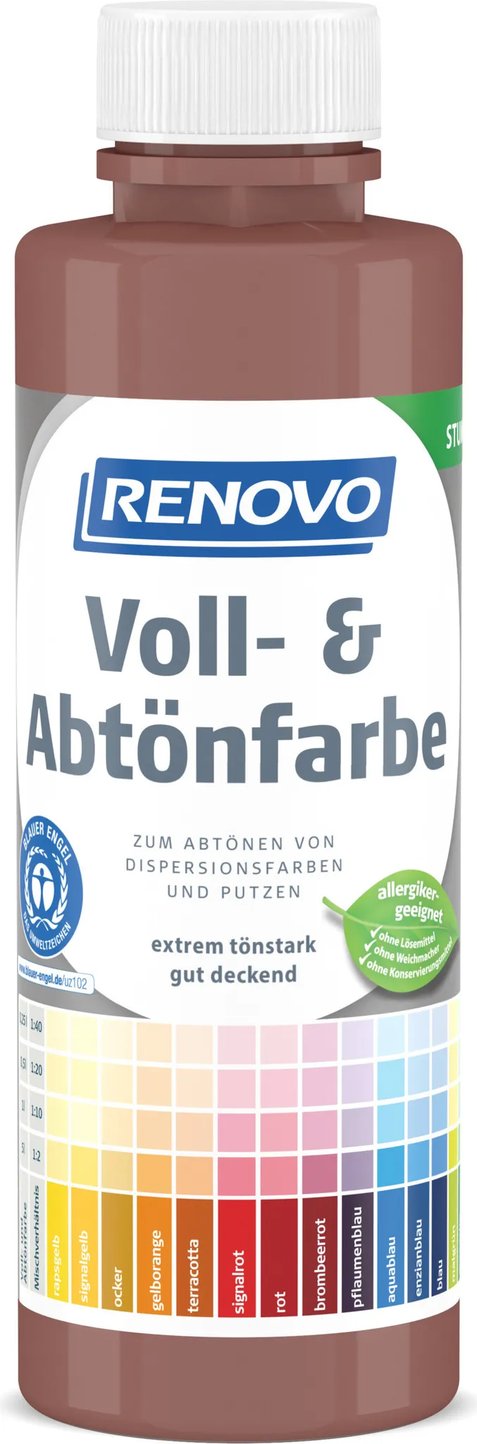 Voll- und Abtönfarbe 500 ml – schokobraun Voll- und Abtönfarbe 500 ml – schokobraun
