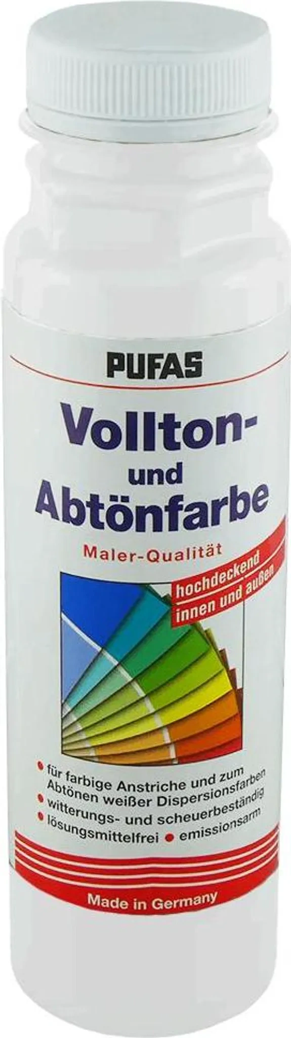 PUFAS Vollton- und Abtönfarbe 250 ml – Weiß PUFAS Vollton- und Abtönfarbe 250 ml – Weiß