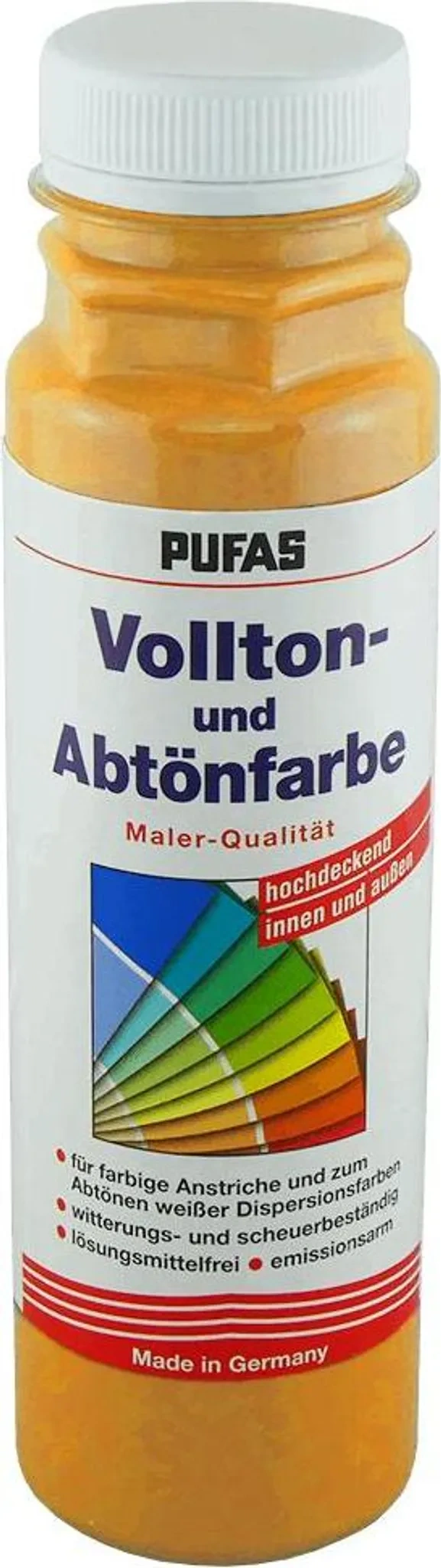 PUFAS Vollton- und Abtönfarbe 250 ml – Mandarin PUFAS Vollton- und Abtönfarbe 250 ml – Mandarin